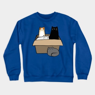 Cats in a Box Crewneck Sweatshirt